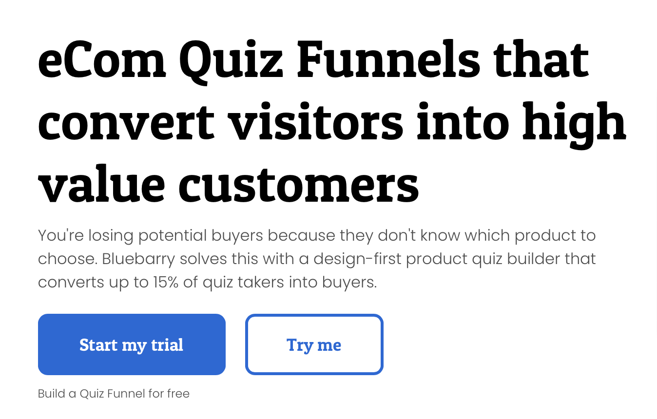 Screenshot van de homepage van Bluebarry, het recruitment-platform dat 30% van haar leads via ChatGPT binnenhaalt