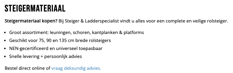tl;dr voorbeeld voor ai-vindbaarheid met weinig tijd<br />
