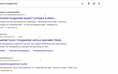 Van #11 naar #1: de doorbraak voor de eenpersoons hoogwerker