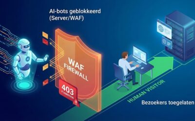 Server & Firewall (WAF): Waarom AI-bots geblokkeerd kunnen zijn (en hoe je dit controleert)