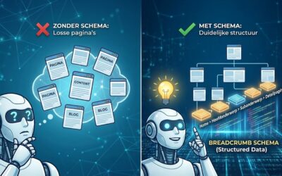 Breadcrumb schema: Hoe AI begrijpt waar je pagina thuishoort binnen je website